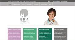 Desktop Screenshot of herdin-training.de
